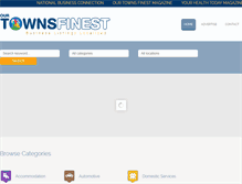 Tablet Screenshot of ourtownsfinest.com